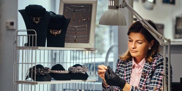 jawes Female jewelry worker dressed in elegant clothes sitting at work table and make examination of jewelry. SSUCv3H4sIAAAAAAAEAI1Uy67TMBDdI/EPldeN8CN+sQSJNRvEArFwYre1bhqX2LlQXfXfcZK6cdOWsuucMzOZc2bct/fvVitQKW9r8HH1NkQxtk3T+9CpYF0bYbg+40bb4DqrmgEcsNPIAB9U6L3xWQuESbeJMUm1ld364OqXw84FlxO1au8T2hyct2HE/RXRGbX3we5Njm5iWmNVDh1cq2kO+F0fgunG7w14pqFWwWyjuCsVyZgfU7xKxHnwECnw1bhDY8A6Y3xfDcx3tzctSPhp/Y8mn4zqw/HDF+V3g+d3mn1uXNjZdjv3m378TNrU1rT1cRj+lMnqTGPUtJqzCECUUEIaWZANo0WpFS+UqXhRUS4NU4bWmoxfmVqDl9/Rsv1oy7npq9XGZbHqtXWZba+uVo1fGHzobD3MP5dFQabL4joendtnQOvCODmYDAE67mgIEUGiZJIJzCGRgksJ0iHGxVqdr3CxcvAtFkMoYzkCjy4NYIwwFUgwsDwlIDnEohQQ3N5dLJOQI84wuHuq8VHIkhNJZn55/IBhImBUBB69G4BZSZiIeZeU9NbA5s+vXunOIRElQikkuHmkOxu7dcfMoP7QOKWNnqFb1xAtIaIYUXG5zEz3xFKB5cxeCU8JJcsSFp6nHJo1WbqTchiec9JiEsfJzCVjJk7Aks7c0tcxhzEsyJRyuvxn9NXeRjP+xyBSimcKBef00fRC5hMuDZbwyr9bgyWn+Il5gkLMn5gQc4R8YKJghJdng7LbsoM5QFUYMVTjglZSFSXd6KKSBhdaElhpXG+MHC7y9Bfwq7yOdQYAAA==